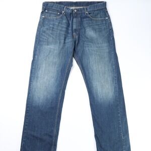 Levi's 505 Men's Regular Fit Straight Leg Jeans 38x34 Medium Wash